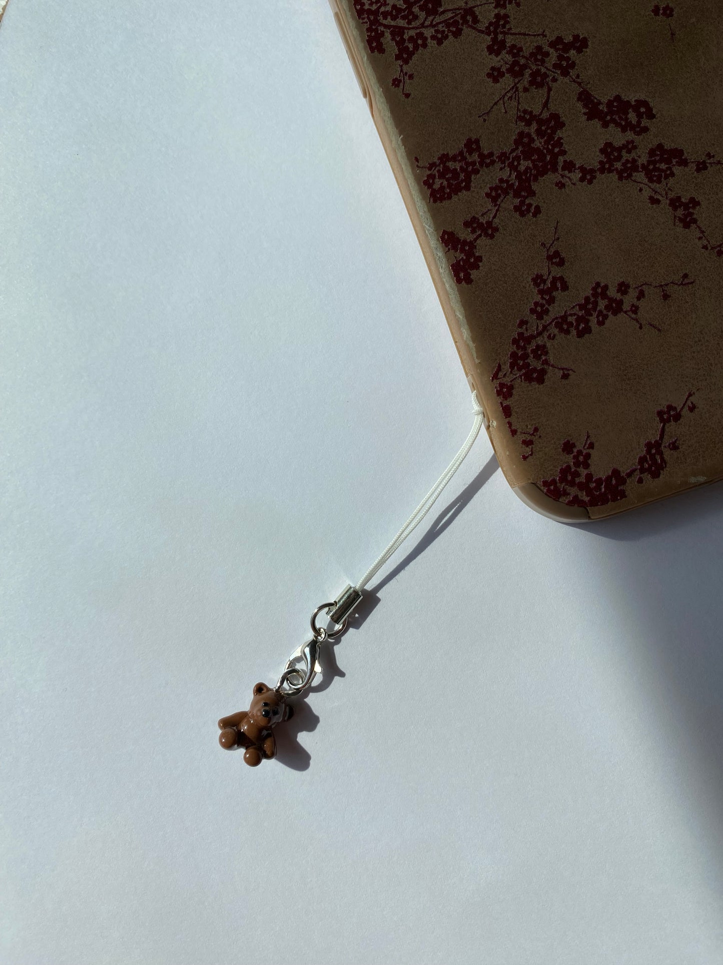 tiny teddy bear charm