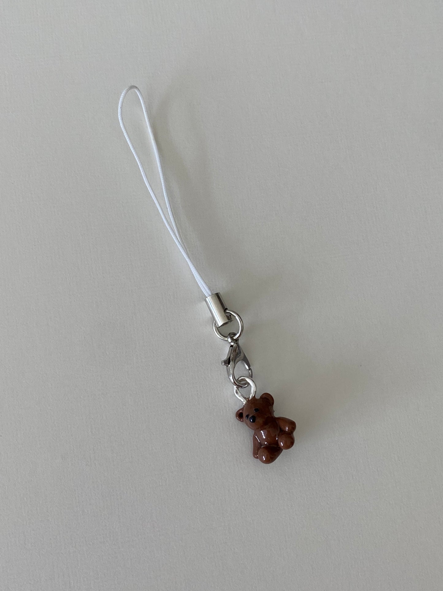 tiny teddy bear charm
