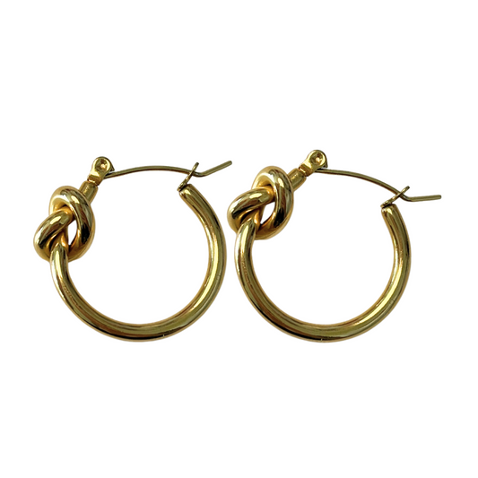 Tigridia Knot Earrings